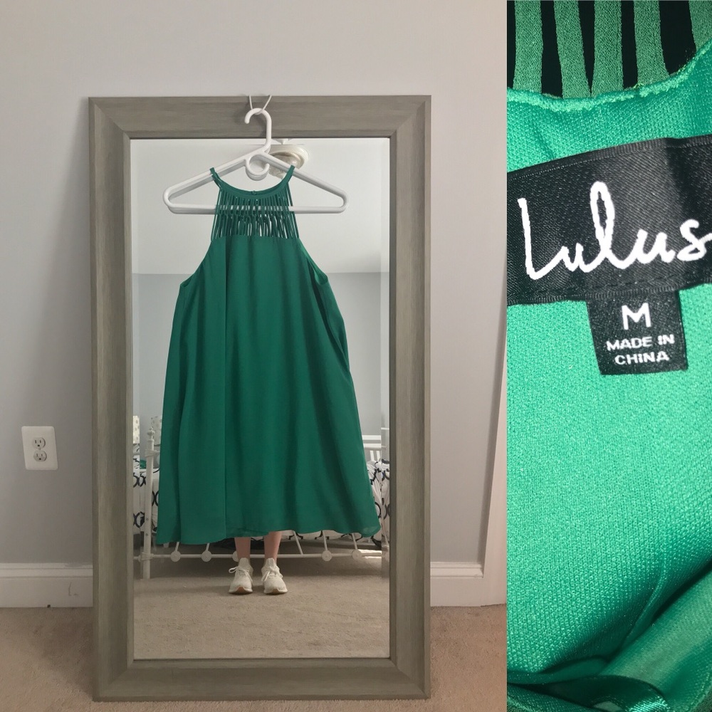 Lulus Medium Green Dress homecoming